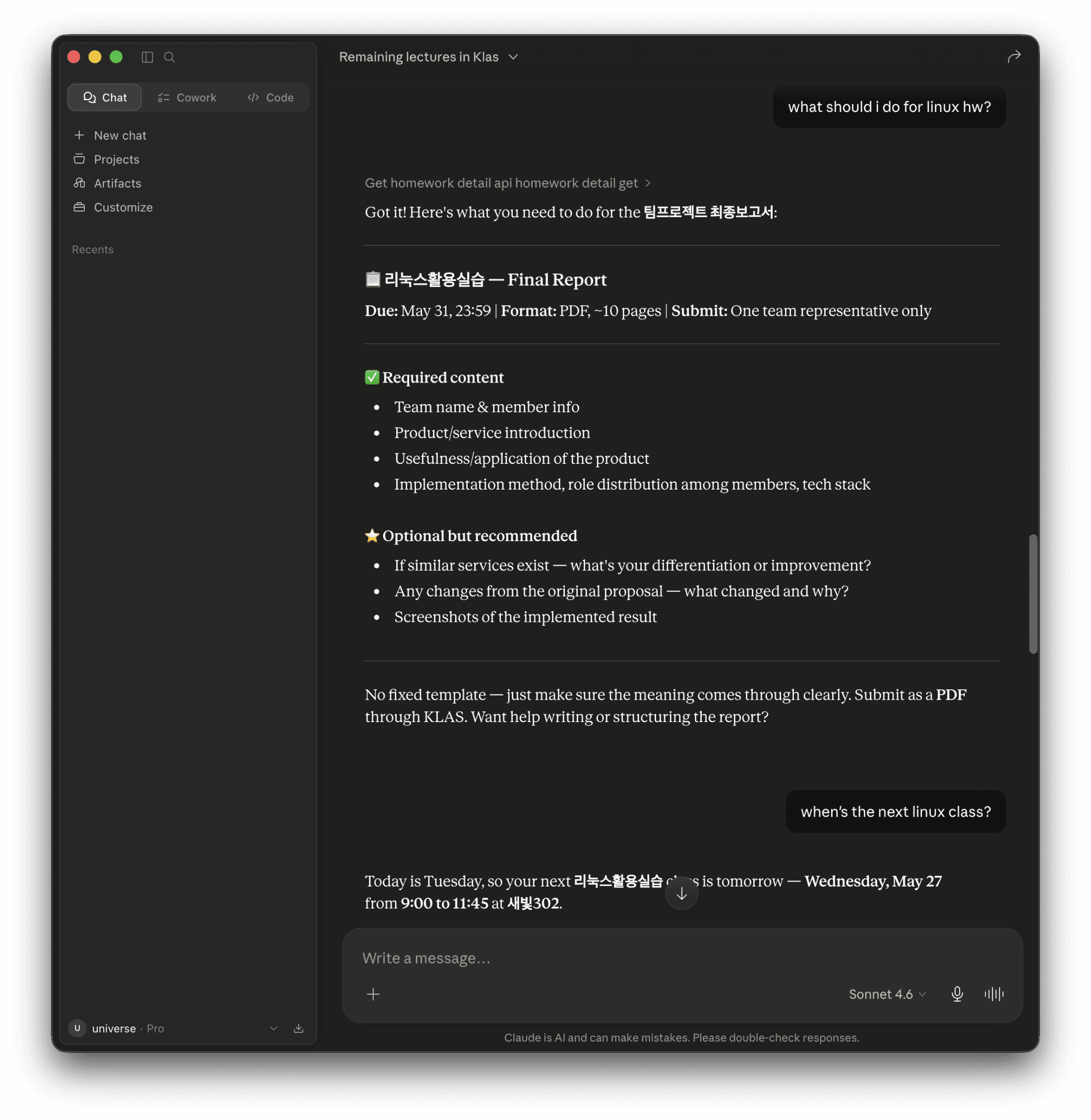 Format, deadline, content checklist, all in one prompt.